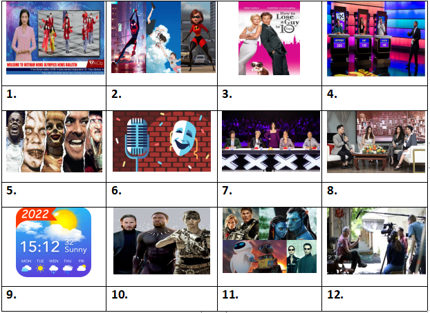 Bài tập tiếng Anh lớp 10 unit 3 On screen Friends Global