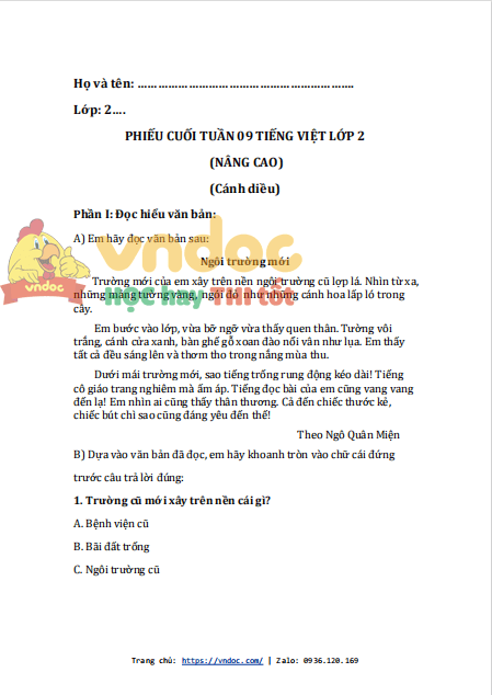 bai tap cuoi tuan tieng viet lop 2 canh dieu tuan 9 nang cao 1*522479