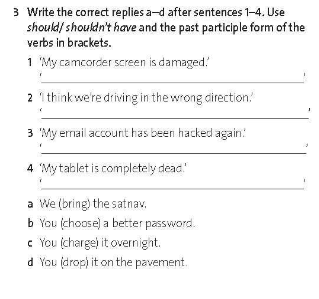 Friends Global 11 Workbook Unit 5 5D Grammar