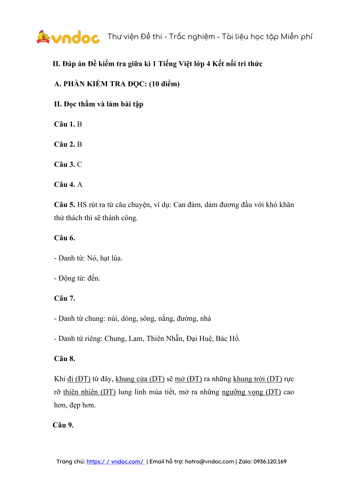 bo de on thi giua ki 1 tieng viet lop 4 ket noi tri thuc 4*523804