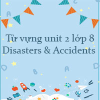 Từ vựng unit 2 lớp 8 Disasters & Accidents Right on