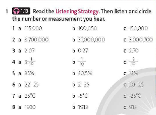 Friends Global 11 Workbook Unit 3 3C Listening