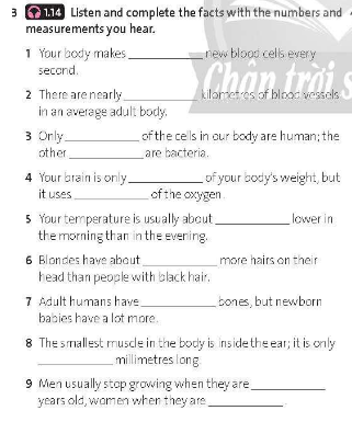 Friends Global 11 Workbook Unit 3 3C Listening