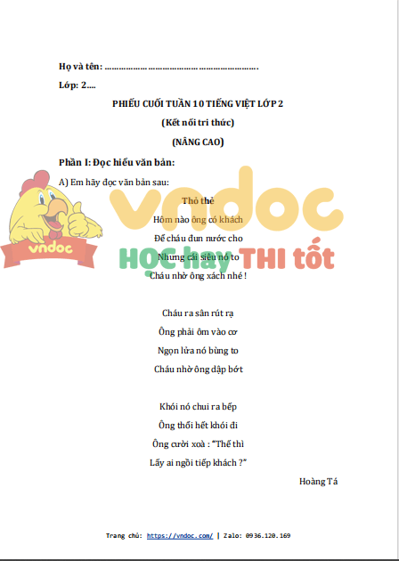 bai tap cuoi tuan tieng viet lop 2 ket noi tri thuc tuan 11 nang cao 1*531136