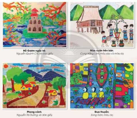 Giải Mĩ thuật 4 Chân trời bản 2 bài 3: Thiên nhiên muôn hình