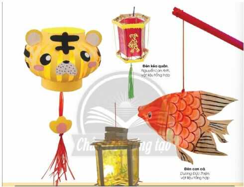 Giải Mĩ thuật 4 Chân trời bản 2 bài 4: Những chiếc đèn ngộ nghĩnh