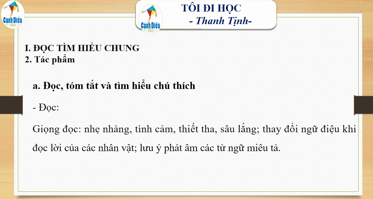 Văn 8 Cánh diều