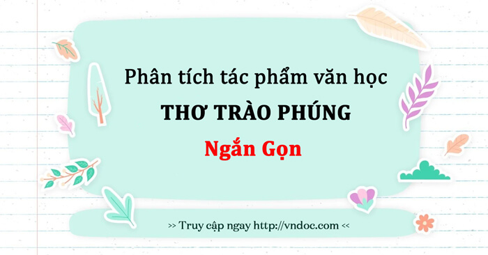 Phân tích một tác phẩm văn học thơ trào phúng Ngắn gọn lớp 8