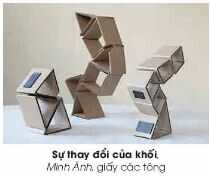 Giải Mĩ thuật 4 Chân trời bản 2 bài 10: Khối và sự biến thể
