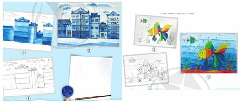 Giải Mĩ thuật 4 Cánh diều bài 1: Đậm, nhạt khác nhau của màu