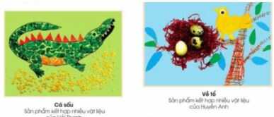Giải Mĩ thuật 4 Cánh diều bài 3: Những vật liệu khác nhau
