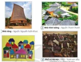 Giải Mĩ thuật 4 Cánh diều bài 10: Những mái nhà thân quen