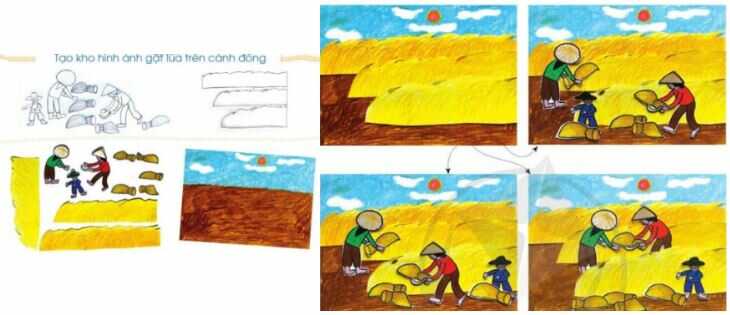 Giải Mĩ thuật 4 Cánh diều bài 13: Trên cánh đồng quê em