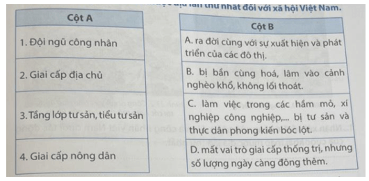 Giải SBT Lịch sử 8 Chân trời sáng tạo bài 23