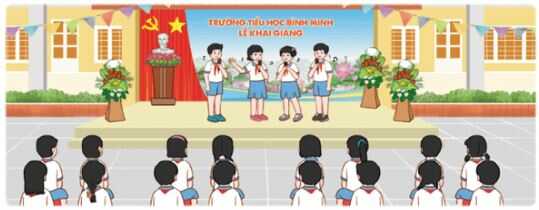 HĐTN lớp 4 trang 6 Sinh hoạt dưới cờ