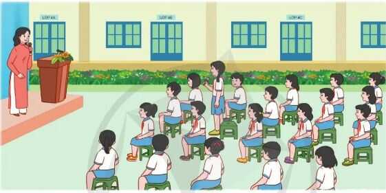 HĐTN lớp 4 trang 45 Sinh hoạt dưới cờ