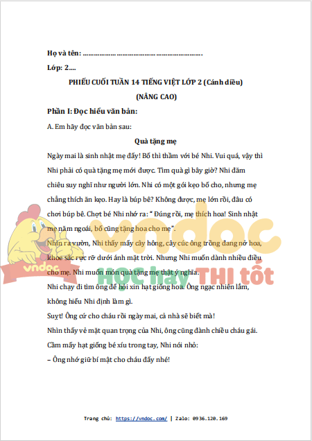 bai tap cuoi tuan tieng viet lop 2 canh dieu tuan 14 nang cao 1*541869