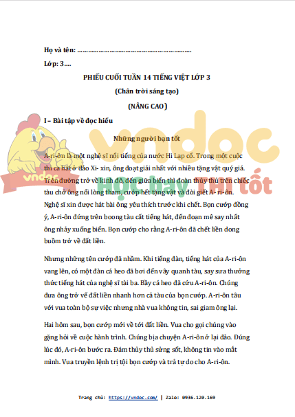 bai tap cuoi tuan tieng viet lop 3 nang cao tuan 14 chan troi sang tao 1*542331