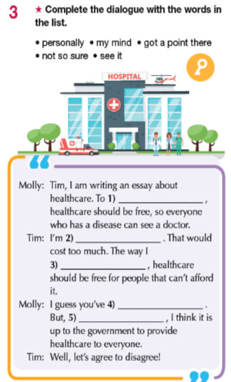 Tiếng Anh 11 Bright Workbook Unit 6 6d Speaking