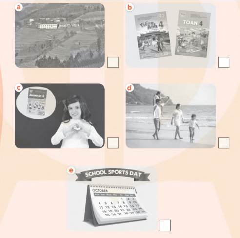 Sách bài tập tiếng Anh lớp 4 Self-check 2