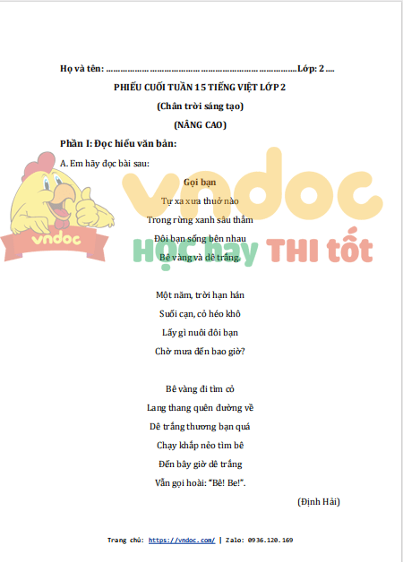 bai tap cuoi tuan tieng viet lop 2 chan troi sang tao tuan 15 nang cao 1*546295