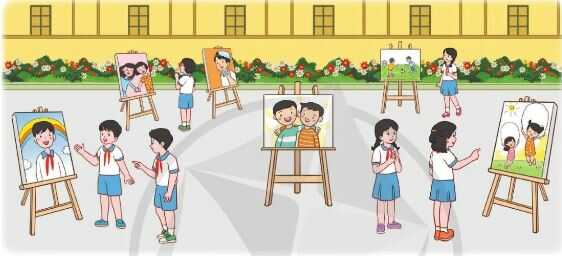 SINH HOẠT DƯỚI CỜ: TRIỂN LÃM TRANH VỀ CHỦ ĐỀ TÌNH BẠN