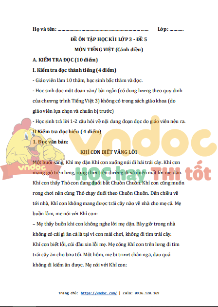 de thi hoc ki 1 lop 3 mon tieng viet sach canh dieu de 5 1*546889