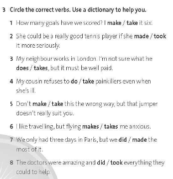 Friends Global 11 Workbook Unit 4 4E Word Skills