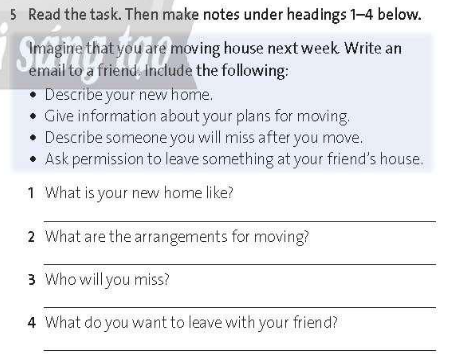 Friends Global 11 Workbook Unit 4 4H Writing