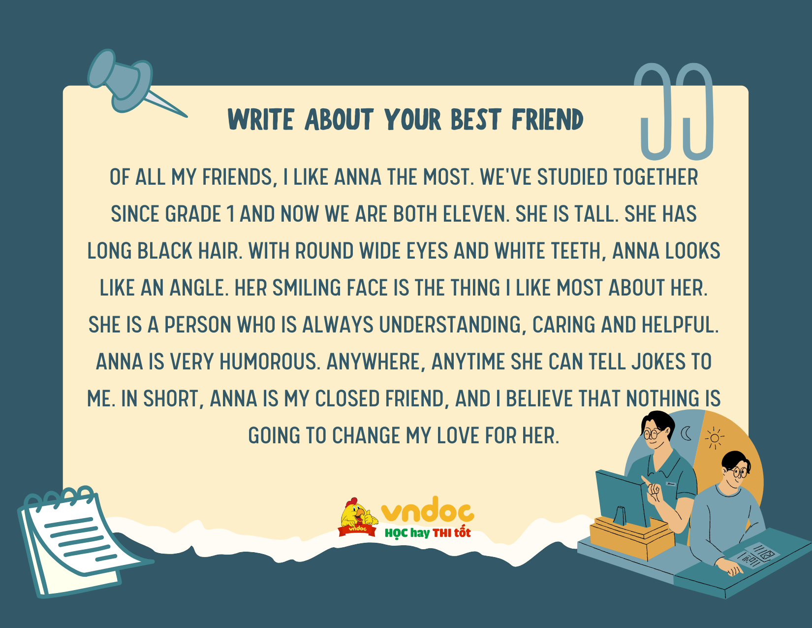 Write about your best friend