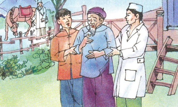 Thầy cúng đi bệnh viện lớp 5