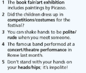 Tiếng Anh 8 Unit 4 Progress check trang 66 67