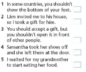 Sách bài tập Right on 8 unit 4 4b Grammar