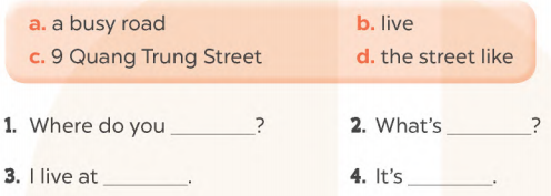 Sách bài tập tiếng Anh lớp 4 unit 11 Global success
