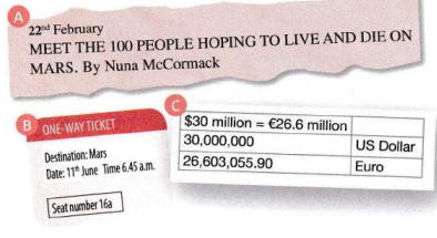 Workbook tiếng Anh 8 unit 5 Reading trang 36 Friends plus