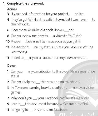 Friends Global 11 Workbook Unit 5 5A Vocabulary