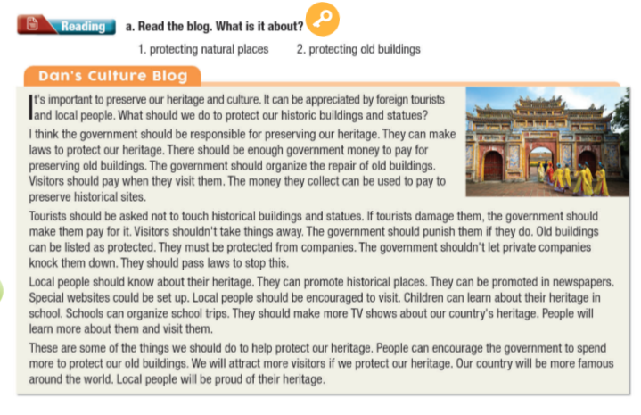 Tiếng Anh 11 i-Learn Smart World Workbook Unit 6 Lesson 2