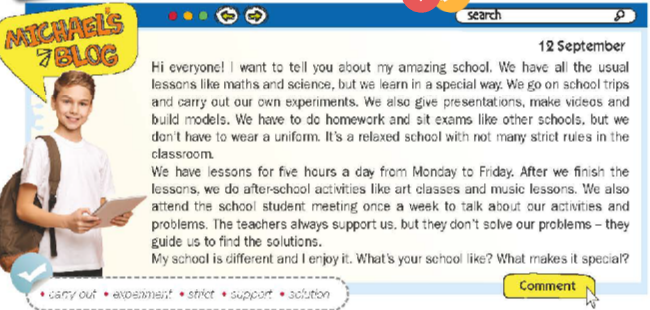 Tiếng Anh 8 Unit 5 5a Reading trang 68 69