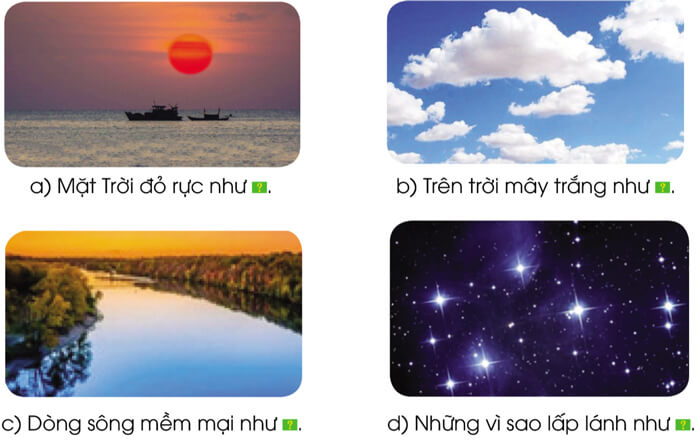 Mùa xuân, cây gọi gọi đến bao nhiêu là chim ríu rít. Từ xa nhìn lại, cây gạo sừng sững như một tháp đèn khổng lồ. Hàng ngàn bông hoa là hàng ngàn ngọn lửa hồng tươi. Hàng ngàn búp nõn là hàng ngàn ánh nến trong xanh. Chỉ cần một làn gió nhẹ hay một đôi chim mới đến là có ngay mấy bông gạo lìa cành. Những bông hoa rơi từ trên cao, đài hoa nặng chúi xuống, những cánh hoa đỏ rực quay tít như chong chóng, nom thật đẹp.