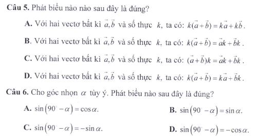 Đề thi THPT Quốc gia môn Toán