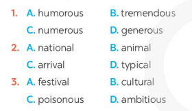 Tiếng Anh 8 Review 3 Language focus trang 102 Global success