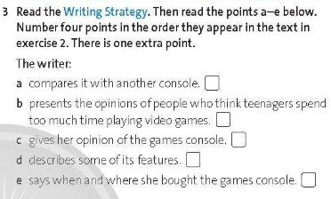 Friends Global 11 Workbook Unit 5 5H Writing