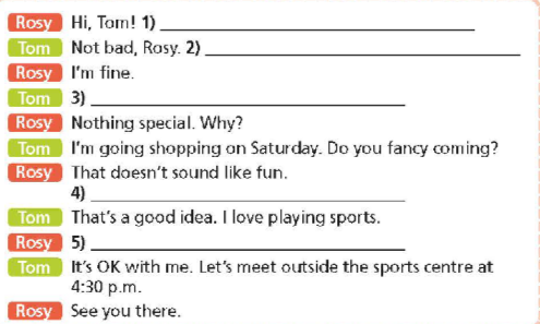 Sách bài tập Right on 8 unit 5 5d Everyday English