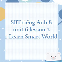 Sách bài tập tiếng Anh 8 unit 6 lesson 2