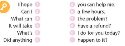 Sách bài tập Right on 8 unit 6 6d Everyday English