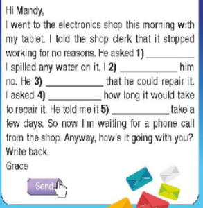 Sách bài tập Right on 8 unit 6 6e Grammar