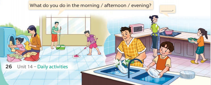 Tiếng Anh lớp 4 unit 14 lesson 2 trang 26 27 Global Success