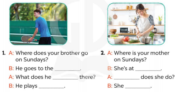 Tiếng Anh lớp 4 unit 15 lesson 2 trang 32 33 Global Success