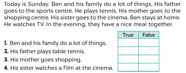 Tiếng Anh lớp 4 unit 15 lesson 3 trang 34 35 Global Success