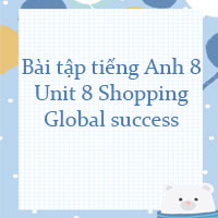 Bài tập tiếng Anh lớp 8 Unit 8 Shopping Global success